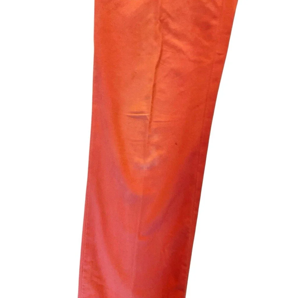 Polo Ralph Lauren Classic Fit Pants 34x32 Coral Red Flawed Stretch Cotton Preppy
